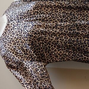 VTG Ruth Norman New York Velour Animal Print Caftan M/L